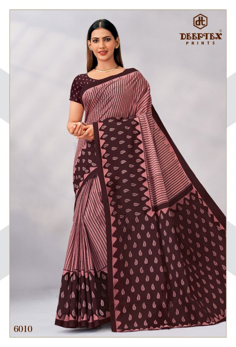 Mother India Vol 60 By Deeptex Cotton Printed Saree